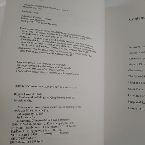 MASTERWORKS OF THE MING & QING PAINTINGS FROM THE FORBIDDEN CITY Chinese Book - Picture 4 of 12